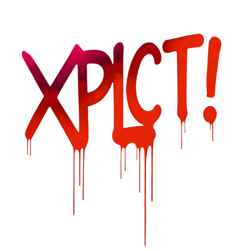 Official XPLCT! red graffiti logo